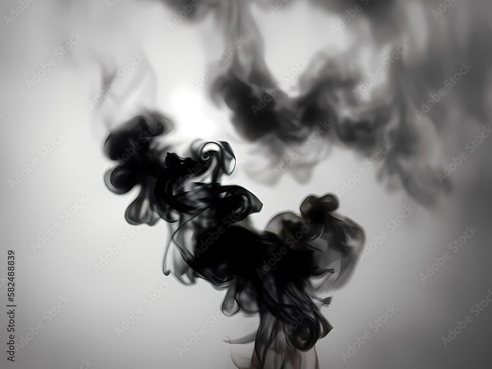 Atmospheric mist and smoke on blank background Atmospheric mist and smoke on blank background