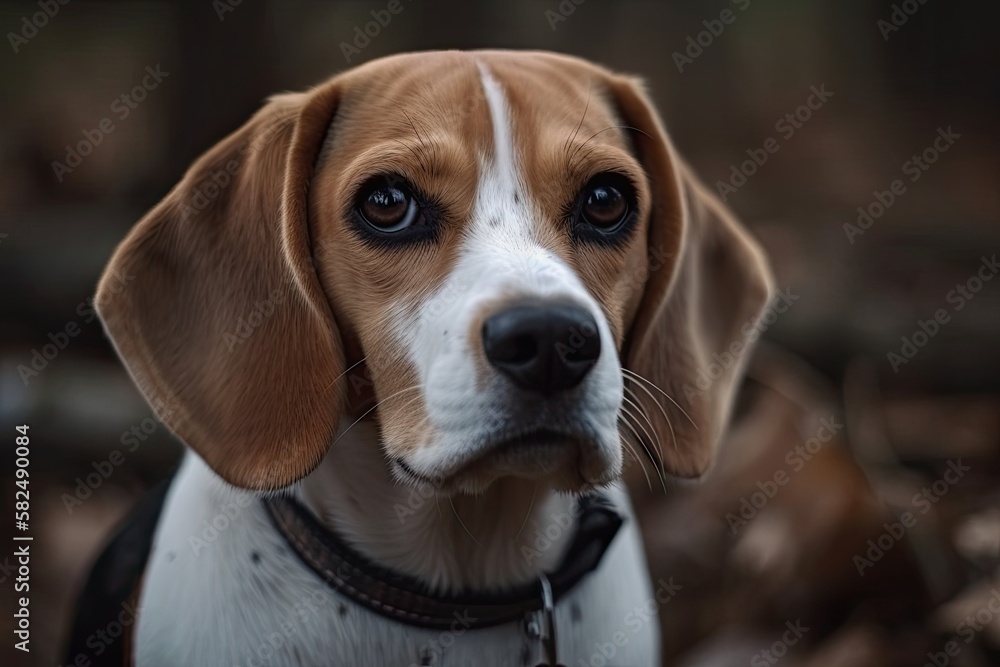 The supermodel canine. Generative AI