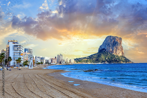 Fotografia Ifach Crag in Calp, Alicante, Spain