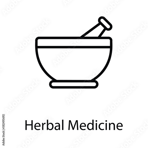 Herbal medicine icon design stock illustration