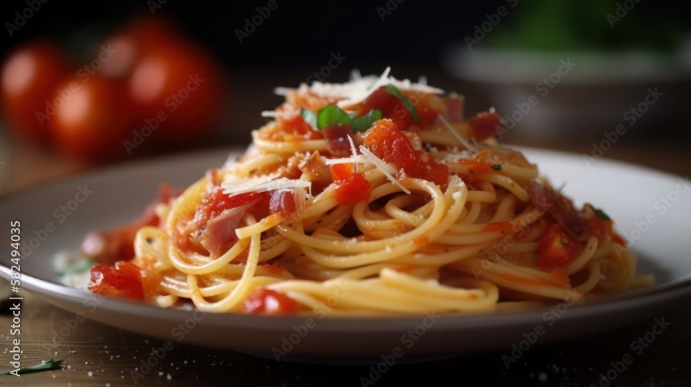 Spaghetti alla Amatriciana, generative ai Spaghetti alla Amatriciana, generative ai