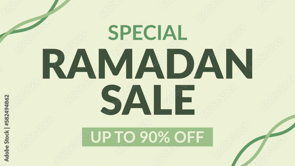 Obraz premium simple special ramadan sale up to 90 percent off design