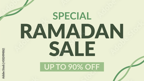 simple special ramadan sale up to 90 percent off design