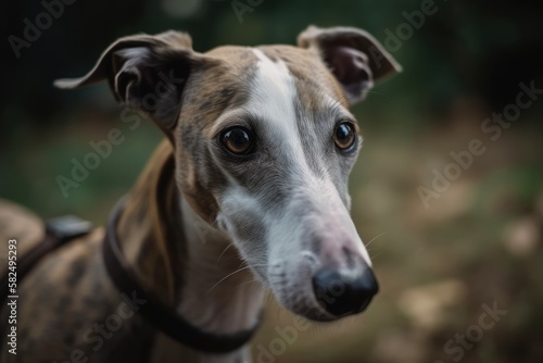 My adorable nephew, Parker, is a Greyhound. Generative AI