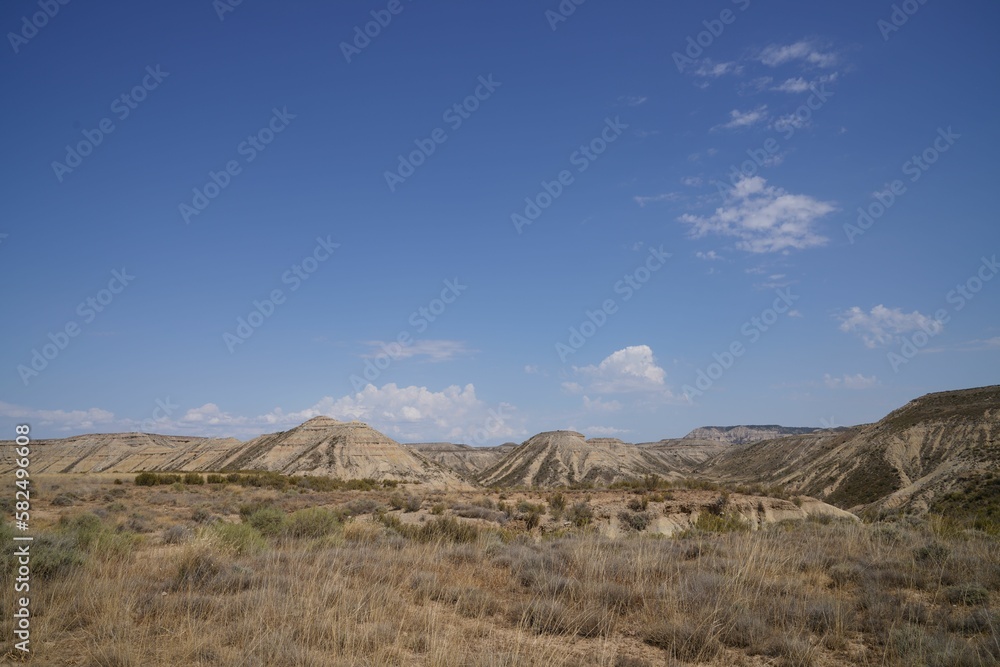 Daytime view of a deserted area landscape