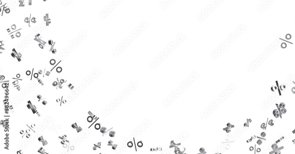percent shopping digital in 3d. background percent shopping digital in 3d. background