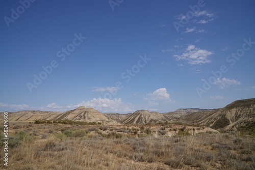 Daytime view of a deserted area landscape