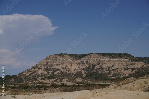 Daytime view of a deserted area landscape