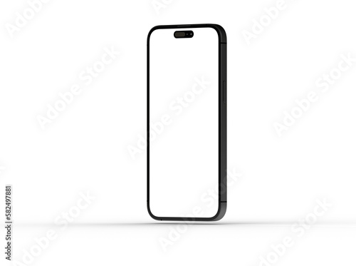 Mockup - All-screen smartphone mockup isolated 3d