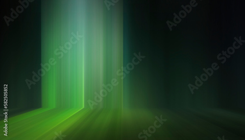 Futuristic neon background, empty stage, shadow. 3D illustration