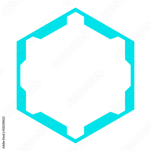 hexagon panel frame