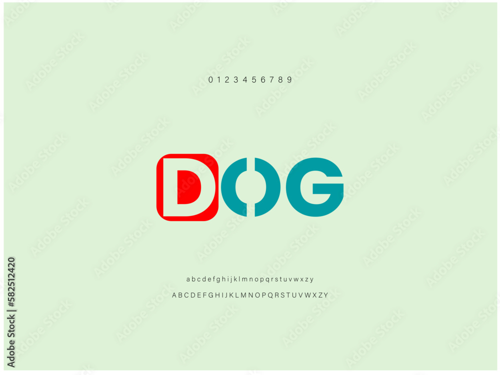 Elegant alphabet letters font. Classic Modern Serif Lettering Minimal Fashion Designs. Typography decoration fonts for branding, wedding, logos. vector illustration. Dog font alphabet letters. dog 