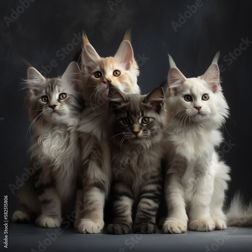 4 Kittens  Created with generative AI