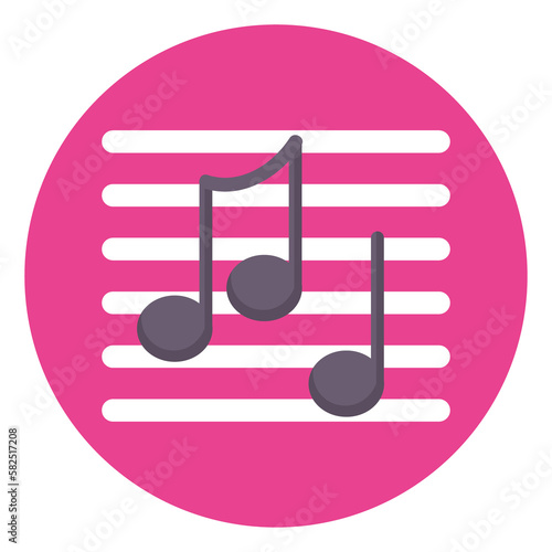 musical note icon png image with transparent background photo