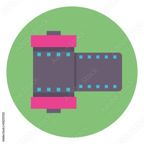 Video recording tape icon png image with transparent background