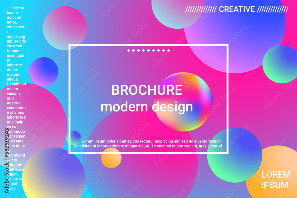 Obraz premium Abstract geometric texture. 3d ball shape gradients for decoration design.