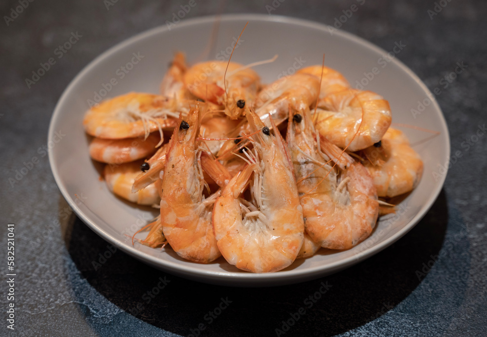 Garnelen als Hauptgang