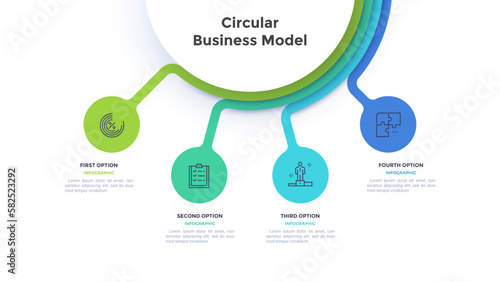 Modern Infographic Vector Template