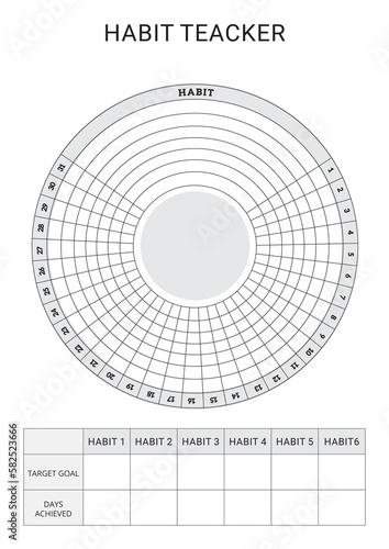 Habit Tracker Planner