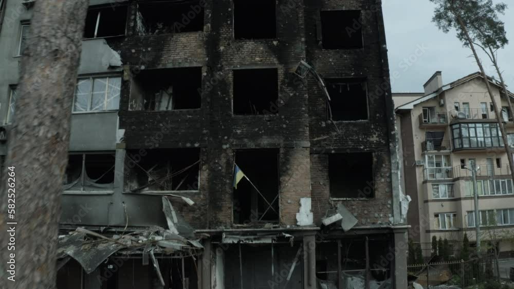 Destroyed white houses. The war in Ukraine with Russia. Results of aerial bombing. Cemetery of houses and multi-storey buildings. Act of terrorism. Bucha, Irpen, Kherson, Bakhmut, Solidar. Shots and
Destroyed white houses. The war in Ukraine with Russia. Results of aerial bombing. Cemetery of houses and multi-storey buildings. Act of terrorism. Bucha, Irpen, Kherson, Bakhmut, Solidar. Shots and