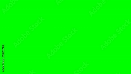Fish jump out of water. Flying fish escape animation. 2D cartoon orange goldfish, tuna swim, left to right sea, ocean pan. Transparent green screen background. 4k footage loop animated video