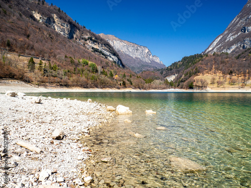 Lake Tenno, Italy, Alps, Trentino, close to lago di garda in italy.