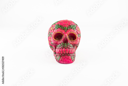 pink candy skull 