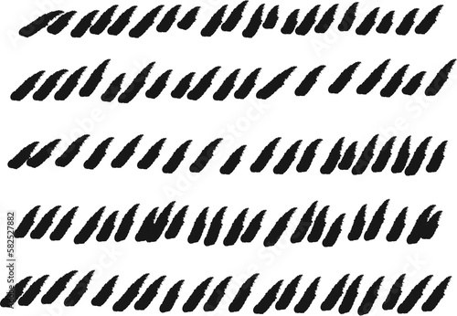 Line hand drawn textures doodle style  Transparent background