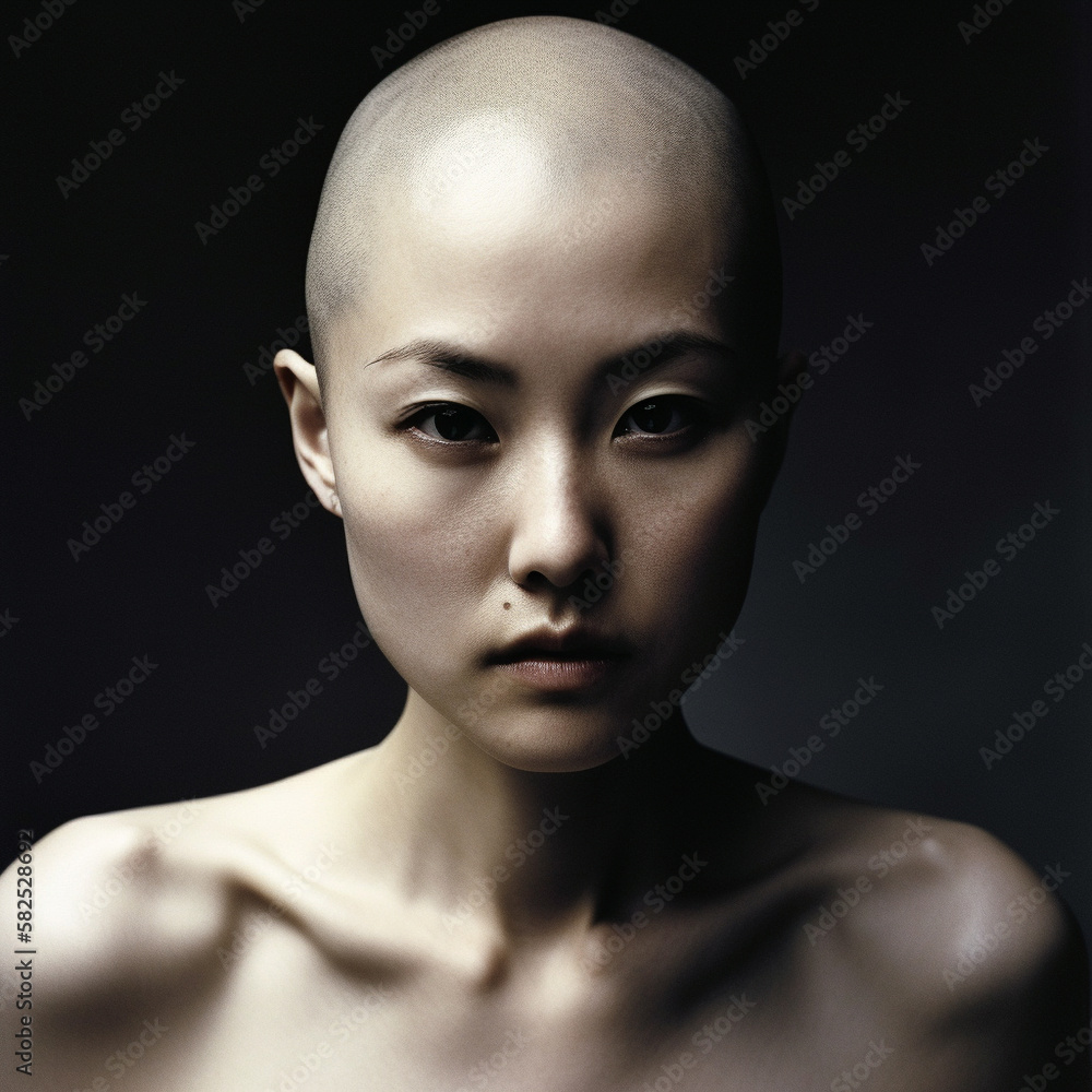 Asian Girl with Shaved Head: Style, Identity, and Empowerment