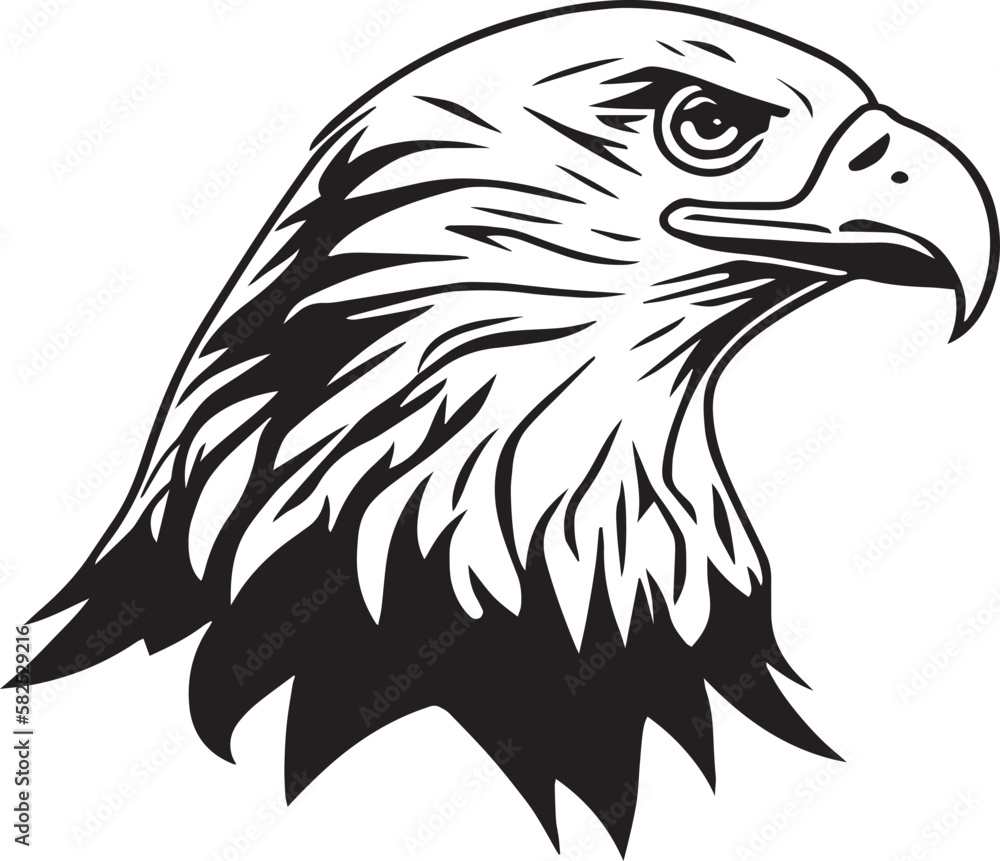 American Eagle Head icon, eagle logo, American eagle, Illustration SVG Vector American Eagle Head icon, eagle logo, American eagle, Illustration SVG Vector