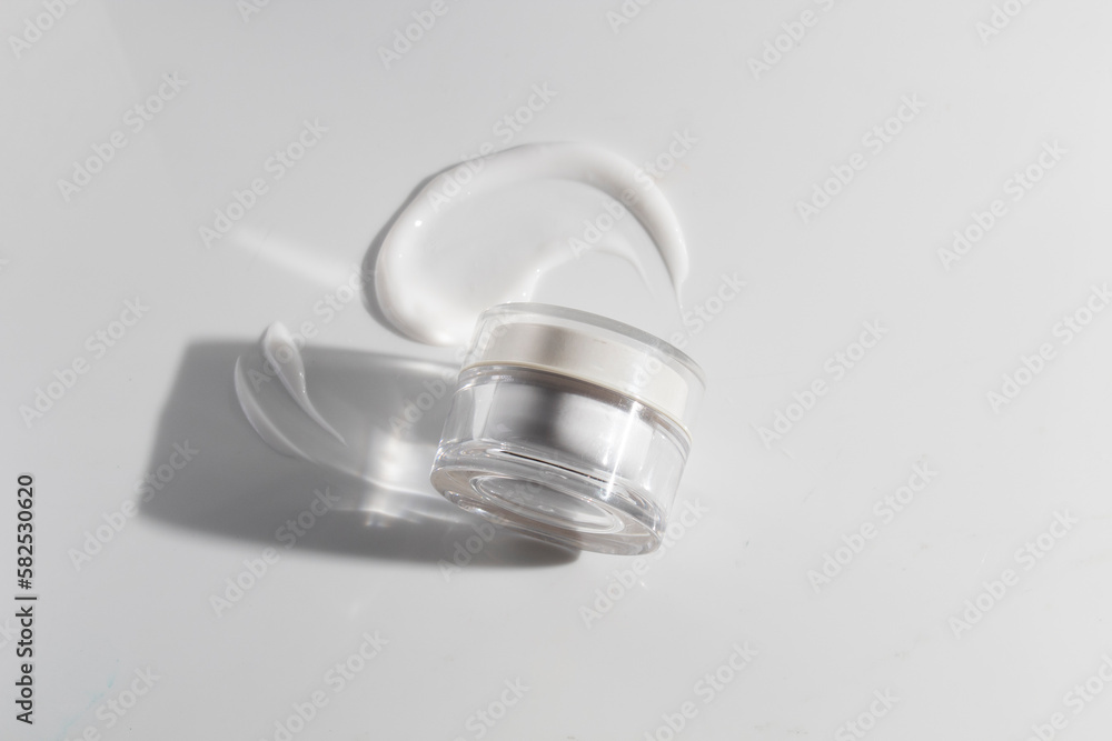makeup cosmetic medical skin care, a mockup for cream lotion bottle product, packaging on white background makeup cosmetic medical skin care, a mockup for cream lotion bottle product, packaging on white background