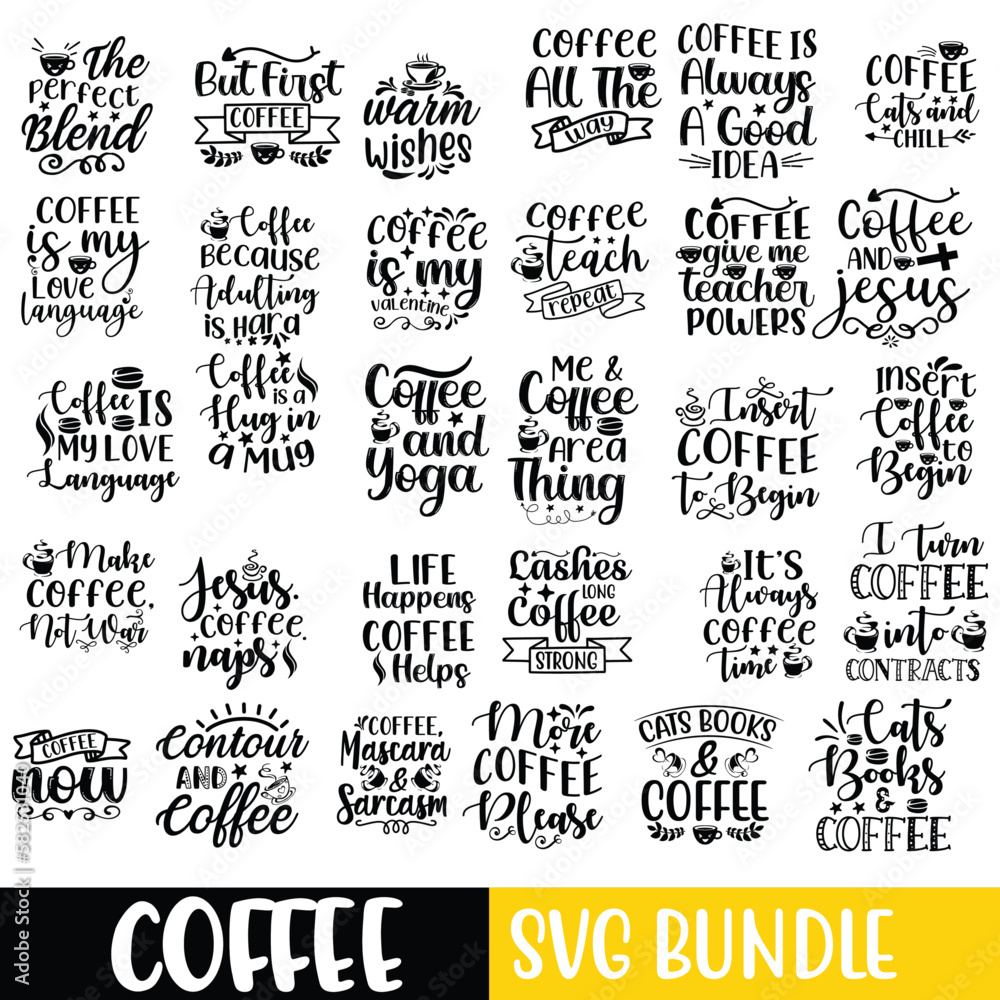 Coffee Svg Bundle 14
