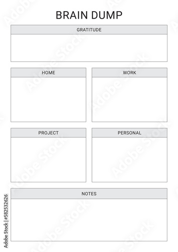 Brain Dump Planner