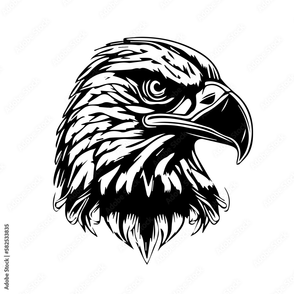 Obraz premium eagle vector svg