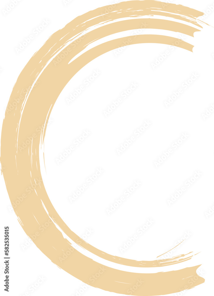 The semicircle is abstract for decoration.
The semicircle is abstract for decoration.