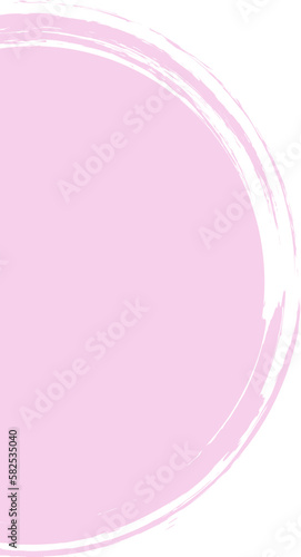 Abstract semicircle for decoration.