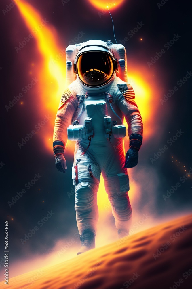 Fototapeta premium Astronauta