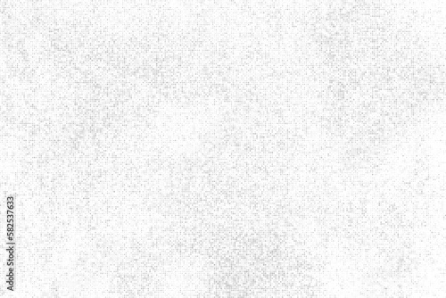 White And Grey Halftone Dotted Backdrop. Abstract Polka Dots Pattern. Pop Art Style Background. Silver Explosion Of Confetti. Digitally Generated Image. Vector Illustration, Eps 10.  