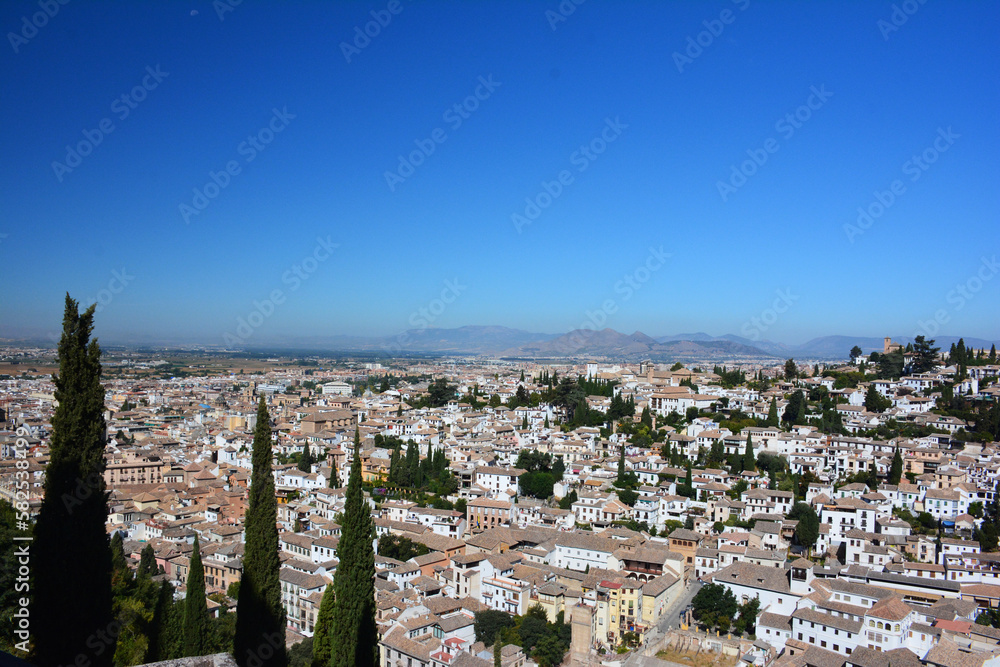 Obraz premium View from La Alhambra, Granada, Spain