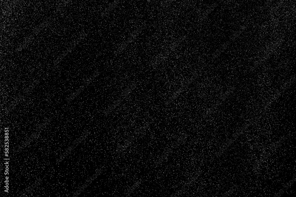 Distressed white grainy texture. Dust overlay textured. Grain noise particles. Rusted black background. Vector illustration. EPS 10. Distressed white grainy texture. Dust overlay textured. Grain noise particles. Rusted black background. Vector illustration. EPS 10.