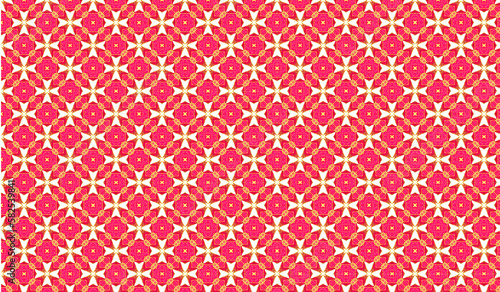 Red and White Seamless Pattern. Checkers board, painted vector design, brush stroke texture. Graphic background for business card, brochure, website template, greeting, gift paper, fabric photo