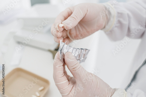 Farmacia de manipulação capsula branca