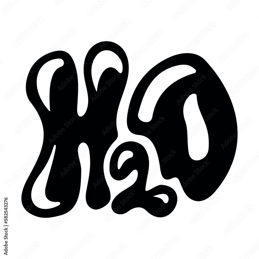 Water formula H2O vector icon. filled flat sign for mobile concept and web design. Chemical formula of water glyph icon. Symbol, logo illustration. Vector graphics Water formula H2O vector icon. filled flat sign for mobile concept and web design. Chemical formula of water glyph icon. Symbol, logo illustration. Vector graphics