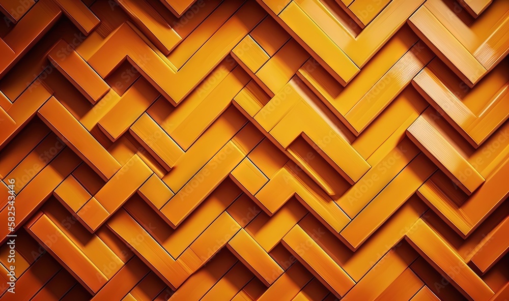 an abstract orange background with squares and rectangles in the center ...