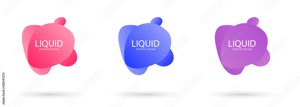 Set of colorful labels Set of colorful labels