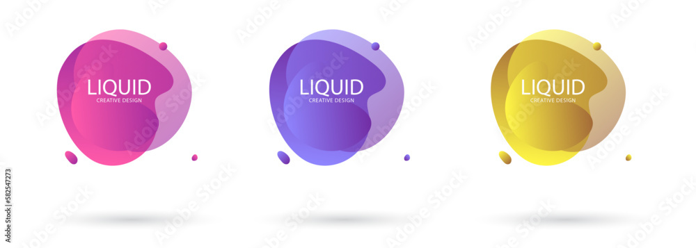 Set of colorful labels Set of colorful labels