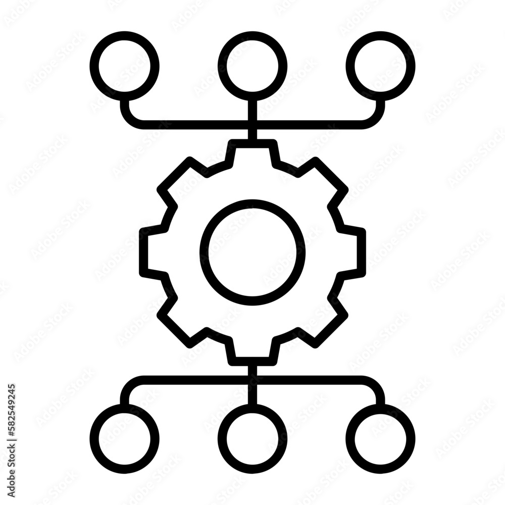 Project Plan Outline Icon Project Plan Outline Icon