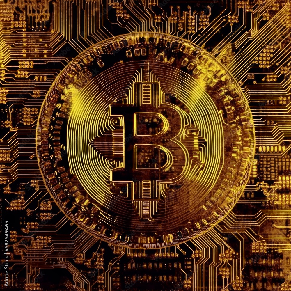 A digital illustration of the Bitcoin, or BTH, symbol. Generative AI. A digital illustration of the Bitcoin, or BTH, symbol. Generative AI.