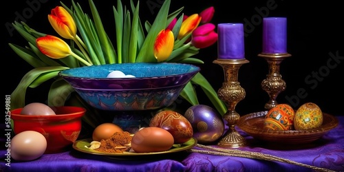 Nowruz celebration  Generative Ai