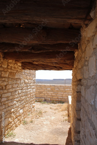 Old stone masonry structure